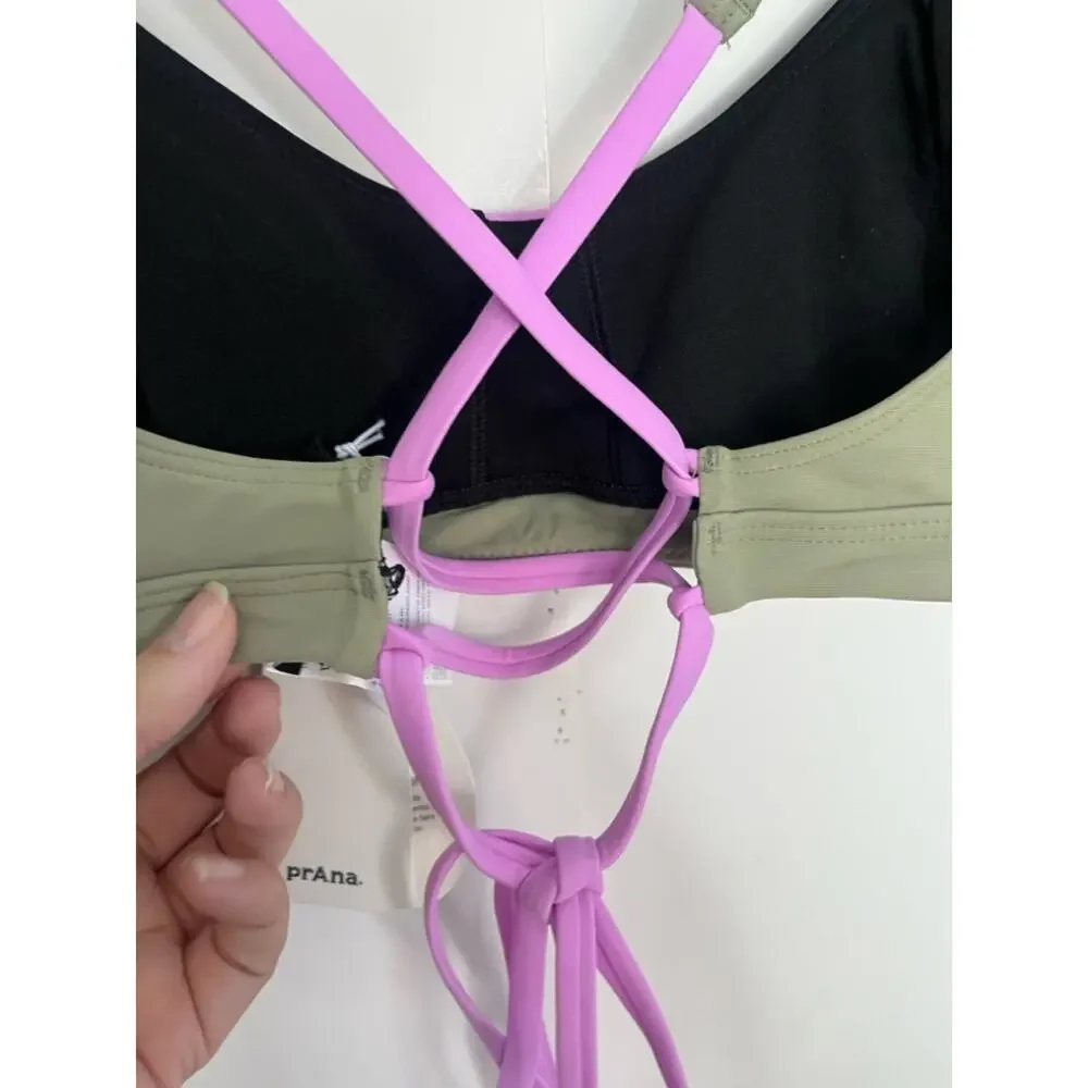 Prana Womens Tulum Bikini Top Size Small